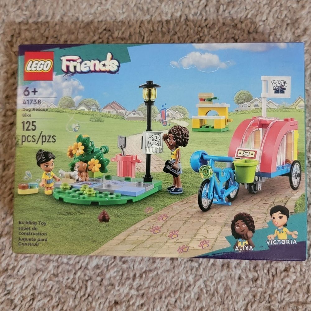 LEGO Friends Dog Rescue Bike 41738 Building Toy Set 125 pcs w Minifigure • New